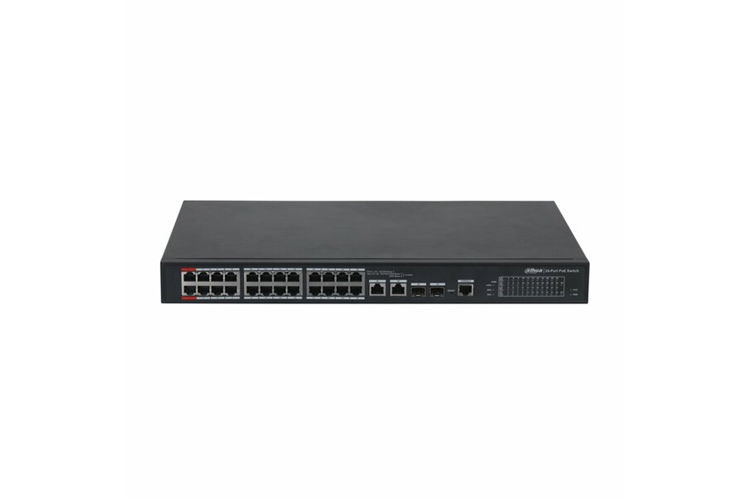 DAHUA PFS4226-24ET-360-V3 24 PORT 10/100 +2 (1000) 2SFP + YÖNETILİR RAC MOUNT POE SWITCH