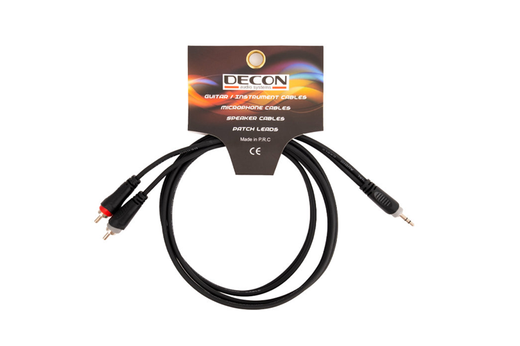 Decon DC-150L1.5 Ses Kablosu 3.5S/2*RCA M,1.5M aux kablo