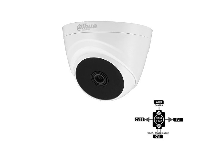 DAHUA HAC-T1A21P-0280B 2MP AHD IR DOME KAMERA 2.8 MM LENS