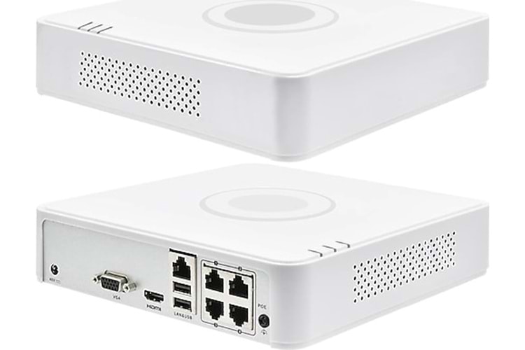 HIKVISION DS-7104NI-Q1/4P 4 KANAL 4 PORT POE NVR KAYIT CIHAZI
